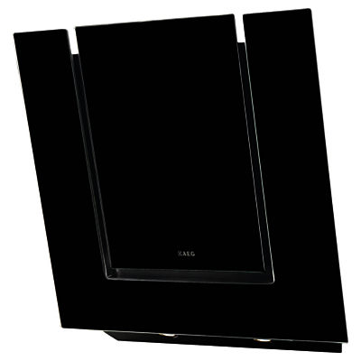 AEG X65163WV10 Chimney Cooker Hood, Black Glass AEG X65163WV10 Chimney Cooker Hood, Black Glass